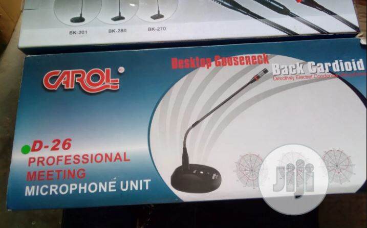Picture of Professional Conference Desktop Carol D-26 Meeting Microphone Unit built (Black)