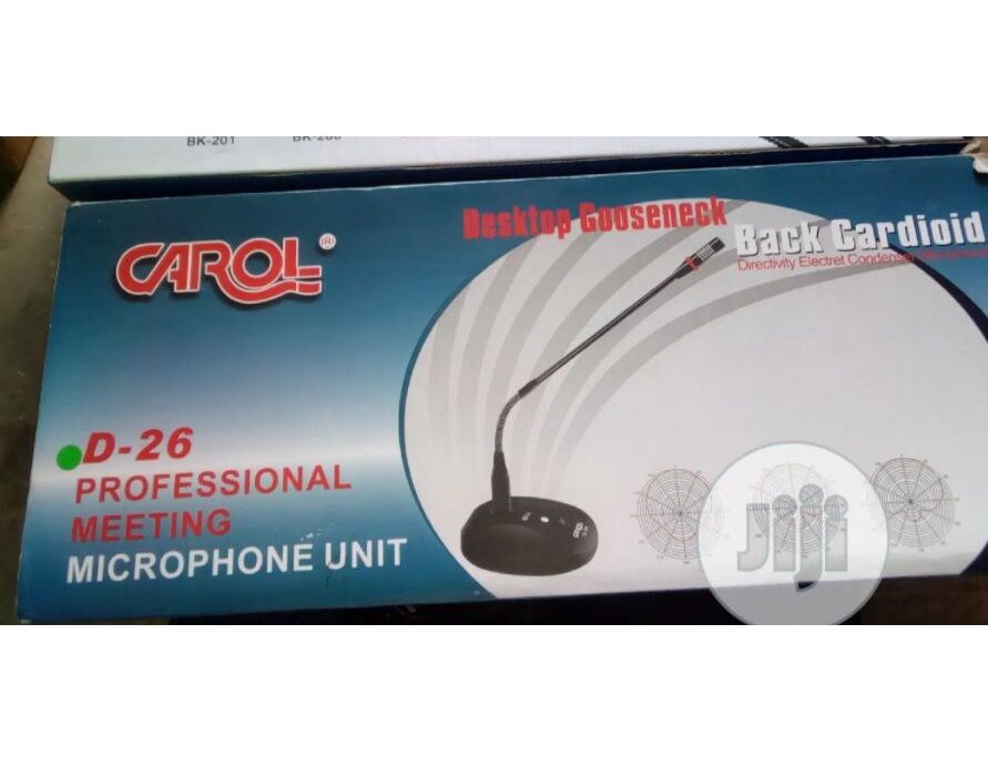 Picture of Professional Conference Desktop Carol D-26 Meeting Microphone Unit built (Black)