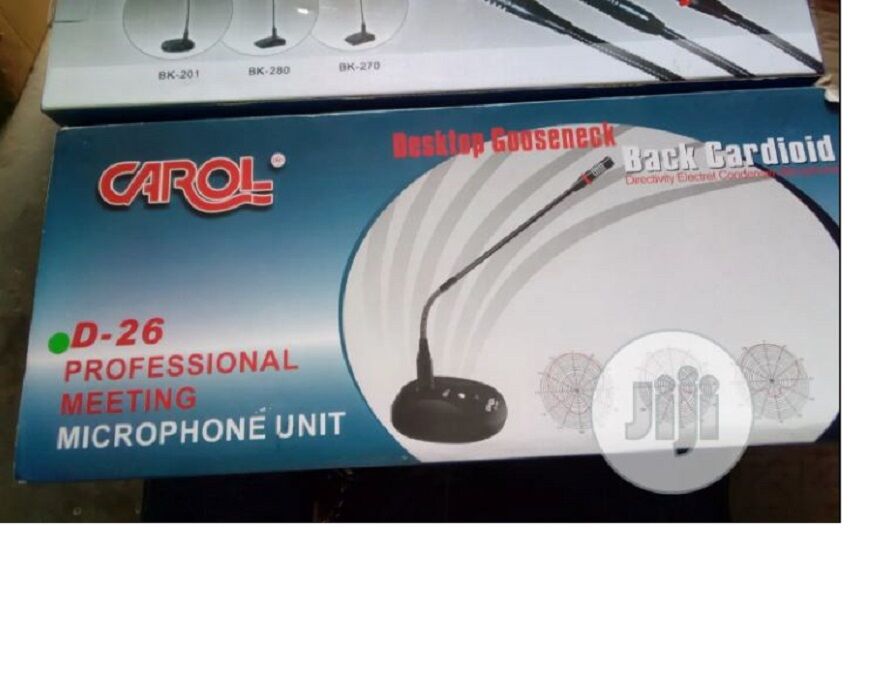 Picture of Professional Conference Desktop Carol D-26 Meeting Microphone Unit built (Black)