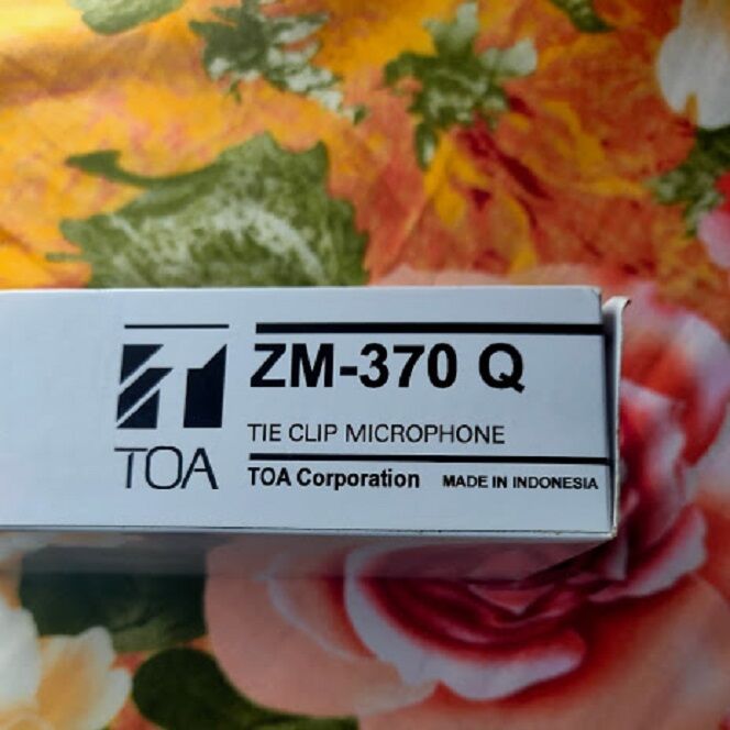 Picture of Tie Clip Microphone ZM 370Q For Stage Performance & Mosque Made In Indonesia (Gold)