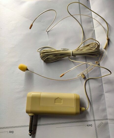 Picture of Stage performance Headband Microphone Toa ZM370Q (Gold)