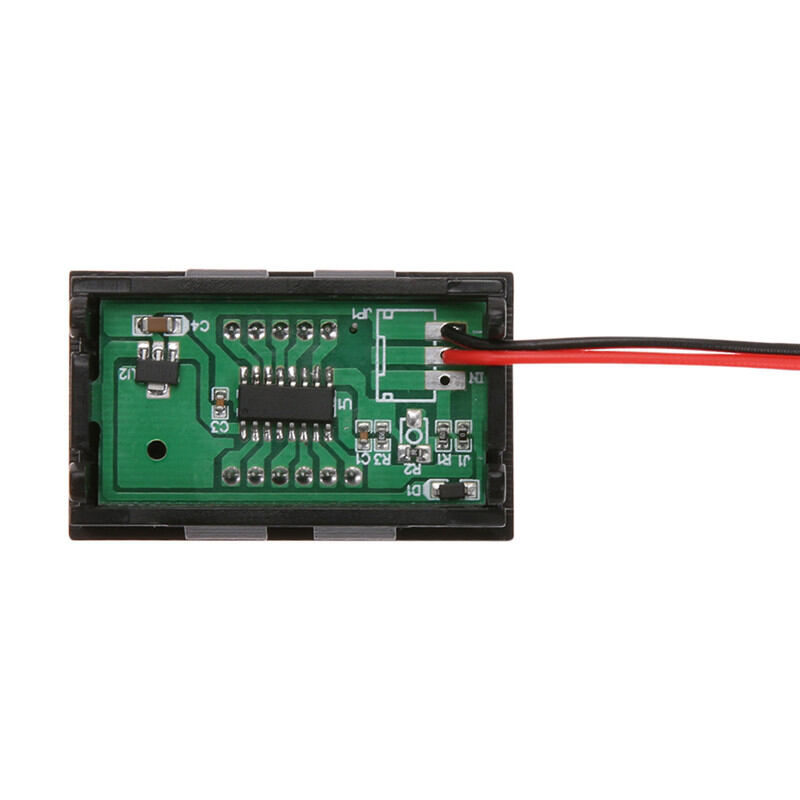 Picture of Digital DC Voltage Meter Voltmeter 4.5-120V red blue green LED (Black)