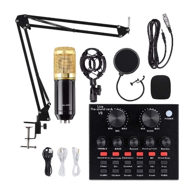 Picture of BM 800 condenser microphone studio package for facebook youtube etc. - Emphasizing Value (Bm800, V8)
