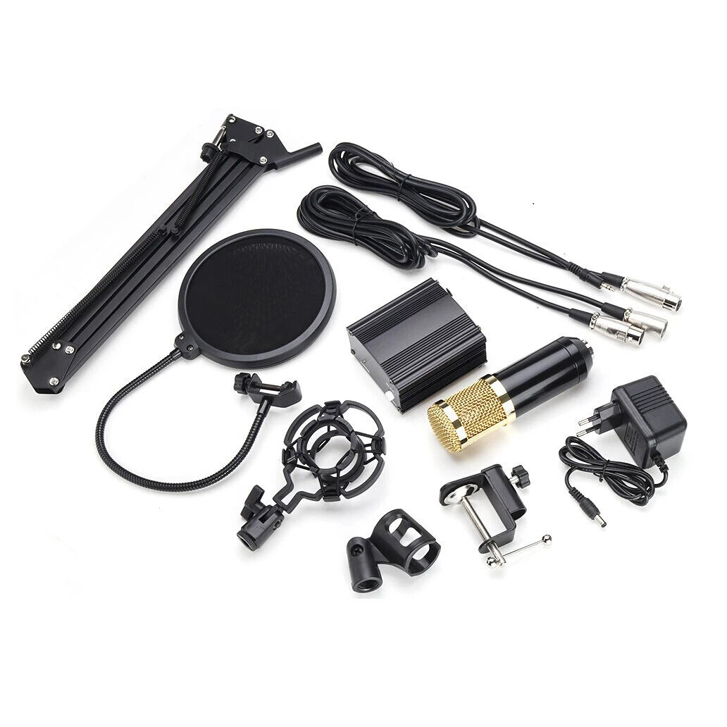 Picture of BM 800 condenser microphone studio package for facebook youtube etc. - Emphasizing Value (Bm800, Phantom)