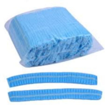 Picture of One Time Disposable Cap - Pack of 100 pieces use cooking, Hospital Doctor, Nurse, Surgical, & medical cap. (Blue)