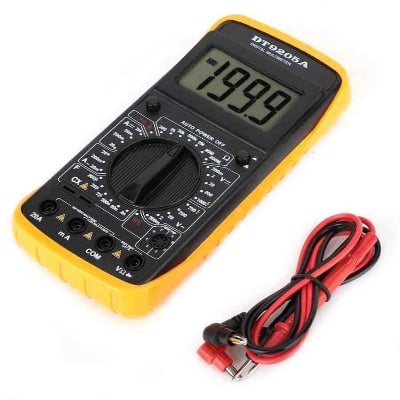 Picture of Digital Multi-Meter Amp (Model: Dt-9205A), Volt, Resistance, Capacitance Test Ac-Dc - Multimeter (DT 9205)