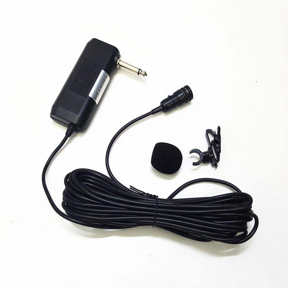 Picture of TOA ZM-360 Tie Clip Microphone 12Feet wire (Black)