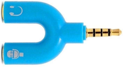 Picture of 3.5mm Stereo Male to Dual Female Adapter (Multicolor)