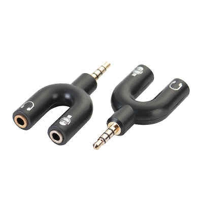 Picture of 3.5mm Stereo Male to Dual Female Adapter (Multicolor)