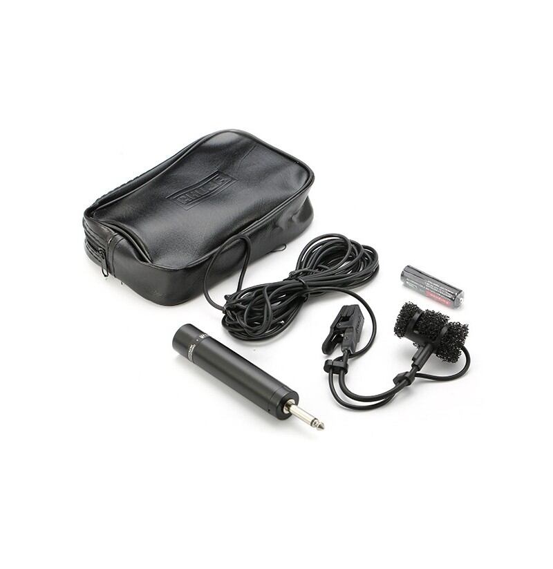 Picture of AHUJA CTP-10DX 5M Professional Musical Instrument Condenser Lavalier Microphone Clip Lapel Mic for Saxophone/Violin/Speech/Stage Performance - Microphone (Black)