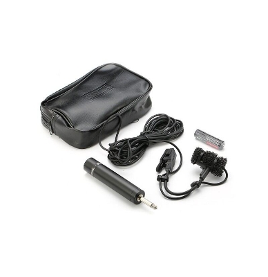 Picture of AHUJA CTP-10DX 5M Professional Musical Instrument Condenser Lavalier Microphone Clip Lapel Mic for Saxophone/Violin/Speech/Stage Performance - Microphone (Black)