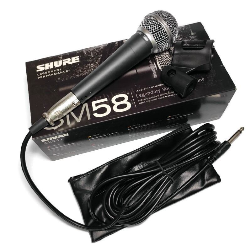 Picture of Super Cardioid Dynamic Microphone Shure SM 58 Dynamic Vocal Microphone (Black)