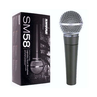 Picture of Super Cardioid Dynamic Microphone Shure SM 58 Dynamic Vocal Microphone (Black)