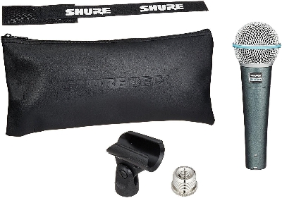Picture of Shure BETA 58A Super cardioid Professional Dynamic Microphone (original)