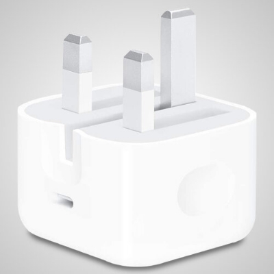 Picture of i-Phone 12Pro Max 20W USB-C Power Adapter With USB-C to Lighting Cable (3 Pin) 1m (White,Apple)