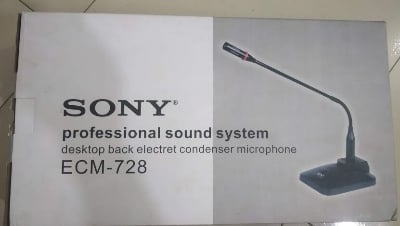 Picture of Conference Microphone SONY ECM 728 Gooseneck Condenser Meeting  Microphone (Black)