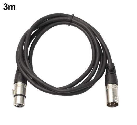 Picture of XLR Male To XLR Female Cable For Microphone (1.5M) Chocolate Color (Black)