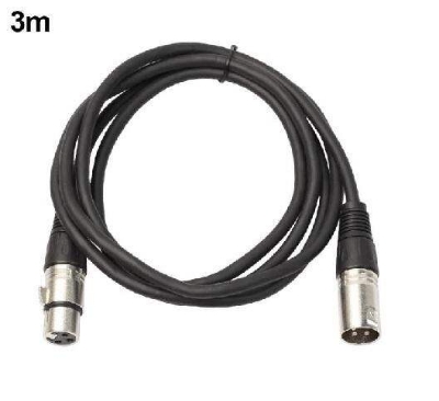 Picture of XLR Male To XLR Female Cable For Microphone (1.5M) Chocolate Color (Black)