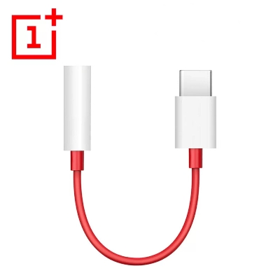 Picture of Converter, OTG, Splitter, 3.5mm, 5.5mm, Type-C, Type Micro USB, AUX Cable - Cable Protector (ONE Plus Aux to type C)
