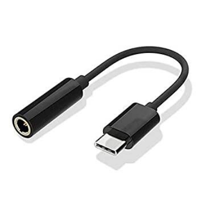 Picture of Converter, OTG, Splitter, 3.5mm, 5.5mm, Type-C, Type Micro USB, AUX Cable - Cable Protector (Aux to type C)