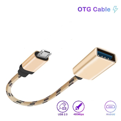 Picture of Converter, OTG, Splitter, 3.5mm, 5.5mm, Type-C, Type Micro USB, AUX Cable - Cable Protector (OTG Micro USB)