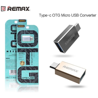 Picture of Converter, OTG, Splitter, 3.5mm, 5.5mm, Type-C, Type Micro USB, AUX Cable - Cable Protector (Type C OTG)