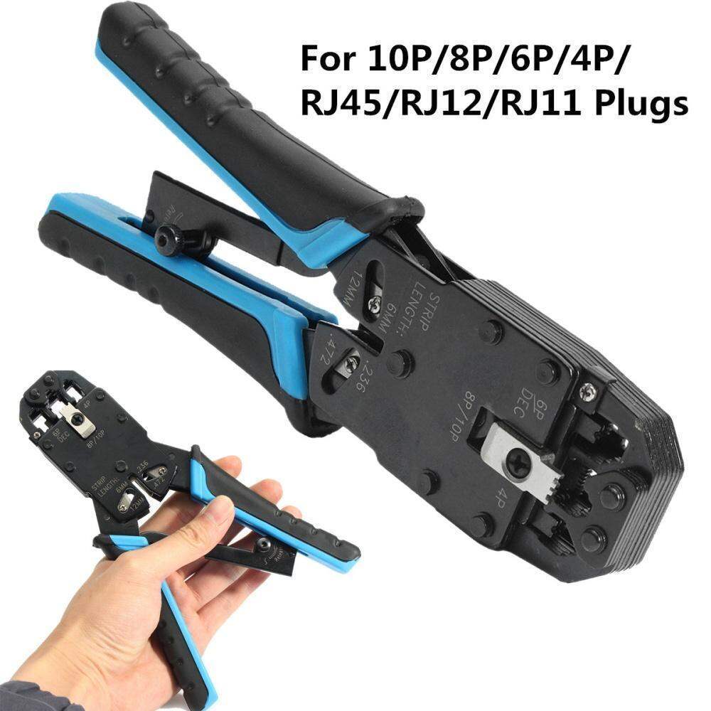 Picture of Crimping Pliers D-LINK Modular Network Crimping Tool - RJ45/RJ12/RJ11 - Cutter /S tripper (Multicolor)
