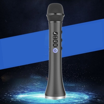 Picture of L-698 Professional Karaoke Microphone Wireless Speaker Portable Bluetooth Microphone for Phone Handheld Mic (Multicolor)
