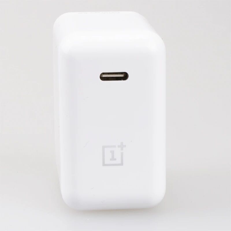 Picture of OnePlus 65W USB-C Warp Charge Wall Charger with USB-C to USB-C Cable for 9/9 Pro/9R/8T/6A/1M - High-Speed Charging Accessory (White,OnePlus)