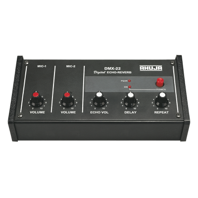 Picture of Ahuja DMX-22 Mixer AC 220 & DC 12V 2 Channel Mixer Preamplifier for Echo, Reverb, Chorus, Effects (Black)