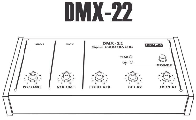 Picture of Ahuja DMX-22 Mixer AC 220 & DC 12V 2 Channel Mixer Preamplifier for Echo, Reverb, Chorus, Effects (Black)