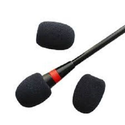 Picture of Microphone Windscreen Sponge Cover Mic Foam Cap for Gooseneck Meeting Mic Black 1 pices (Black)