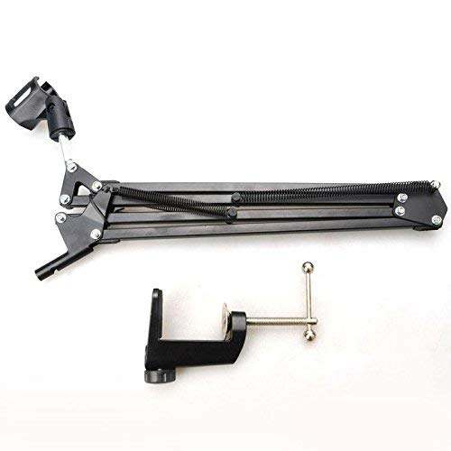 Picture of Extendable Suspension Microphone Stand + Shock Mount +Pop Filter (Black)