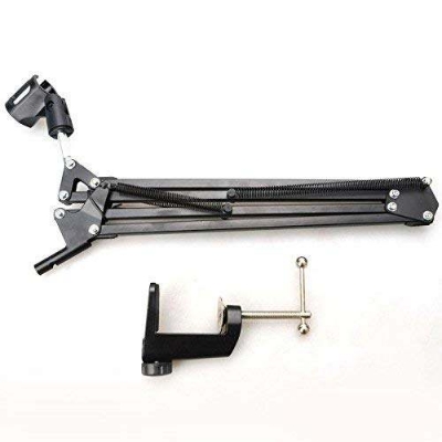 Picture of Extendable Suspension Microphone Stand + Shock Mount +Pop Filter (Black)