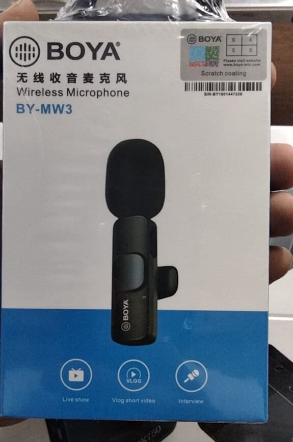 Picture of BOYA BY-MW3 Wireless Microphone Single Microphone Type C For Android Phone (Black)