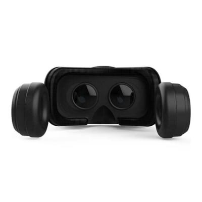 Picture of VR SHINECON G04EA VR Virtual Reality Glasses Headset Helmets Game Stereo Headphone And VR Buletooth Gamepad For 4.7-6inch Phone (Black)