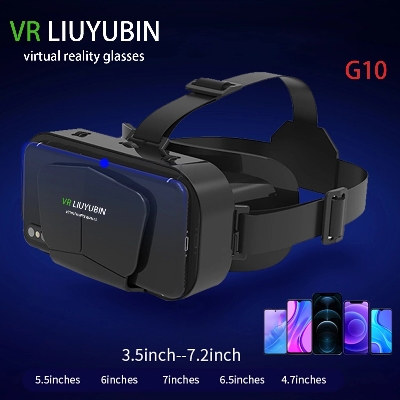 Picture of VR Shinecon G10 VR SHINECON Virtual Reality VR Headset 3D Glasses Headset Helmets VR Goggles for TV, Movies & Video Games Compatible iOS, Android & Support 4.7-7 inch (Black)