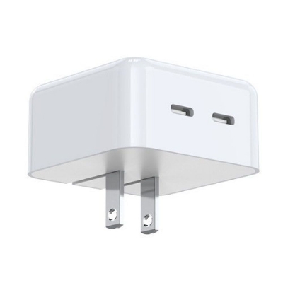 Picture of 35W Dual  USB-C+C Port Compact Power Adapter Or Charger (White,Apple)