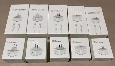 Picture of 35W Dual  USB-C+C Port Compact Power Adapter Or Charger (White,Apple)