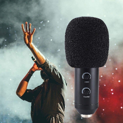 Picture of Microphone Foam Cover Replacement Multicolor 1 pcs Black (Black)