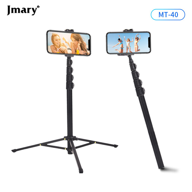 Picture of Jmary MT-40 2in1 Monopod Selfie Stick Tripod Multifunctional uses mobile, Camera, Ring light, Action Cam, Projector, Digital Camera Etc (Multicolor)