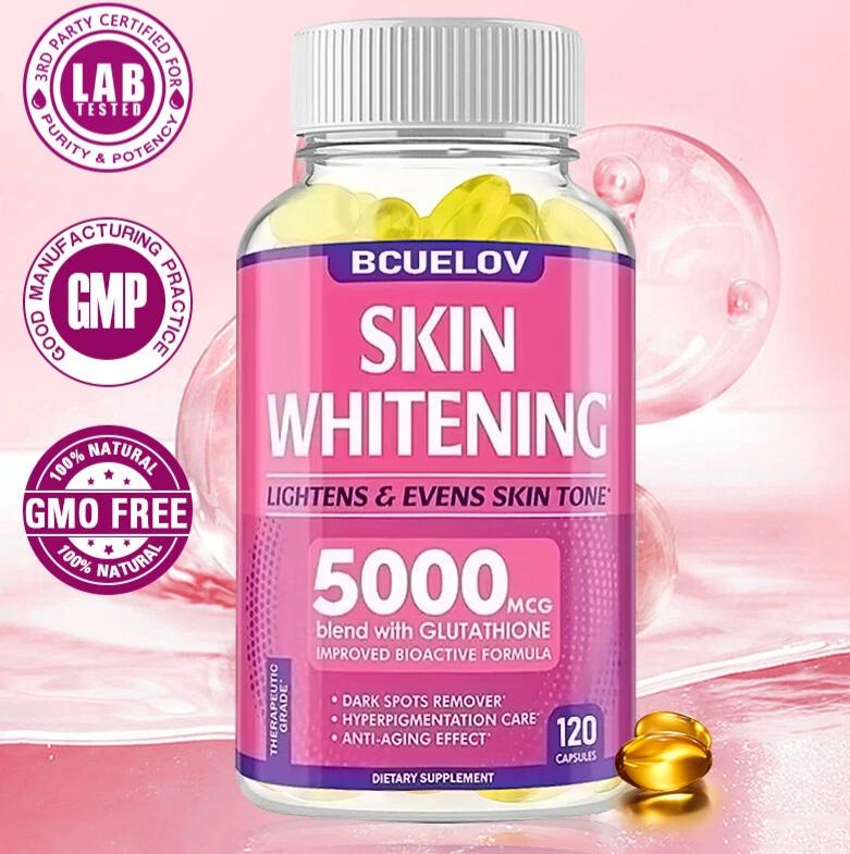 Picture of Bcuelov Skin Whitening 5000mgc with Glutathione 60 Capsules