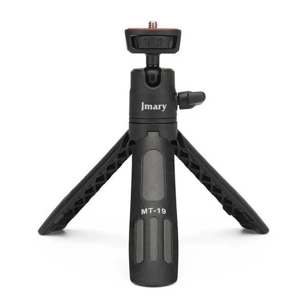 Picture of JMARY Phone Tripod MT-19, 360 degree Rotation Phone Holder Portable Live Photo Tripod for Vlogging/Live Streaming (Black)