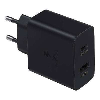 Picture of Samsung 35W PD Power Adapter Dual (USB-C-35W, USB-A-15W) (No Cable) (Multicolor,SAMSUNG)
