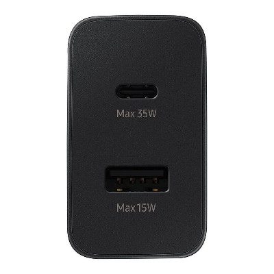 Picture of Samsung 35W PD Power Adapter Dual (USB-C-35W, USB-A-15W) (No Cable) (Multicolor,SAMSUNG)