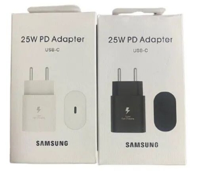Picture of Samsung 25W PD fast Charger Adapter with Type-C to Type-C Cable(3A) 1M - Black (Black,SAMSUNG)