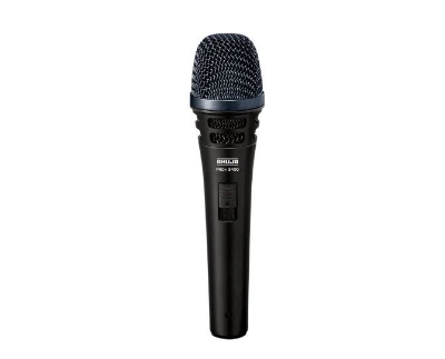 Picture of Ahuja PRO+ 3400 Dynamic Unidirectional Microphone Wired Black (Black)
