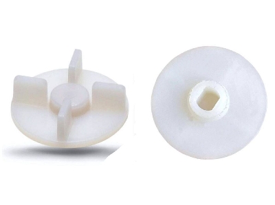 Picture of White Plastic Mixer Grinder Motor Coupler 4cm - 1pes (White)