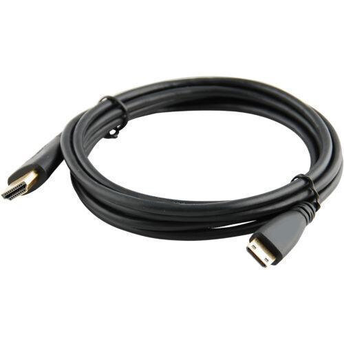 Picture of HDMI Cable 1.5m High Speed Micro HDMI(NOT Mini-USB) to HDMI cable Compatible with HD TV, Projector, MONITOR, CAMERA, GO PRO, etc-Black (Black)