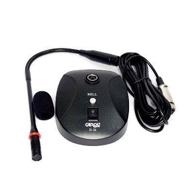 Picture of Carol Gooseneck Microphone D-28/26 Professional Meeting microphone unit (Black)